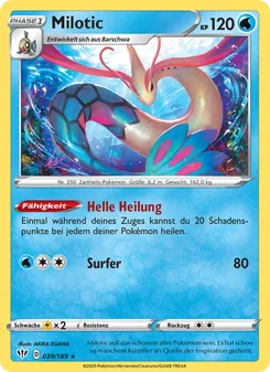 Karte Milotic aus Flammende Finsternis, Nummer 39/189