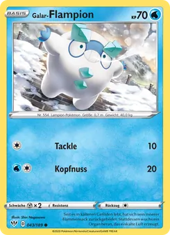 Karte Galar-Flampion aus Flammende Finsternis, Nummer 43/189
