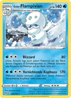 Karte Galar-Flampivian aus Flammende Finsternis, Nummer 44/189