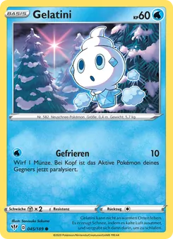 Karte Gelatini aus Flammende Finsternis, Nummer 45/189