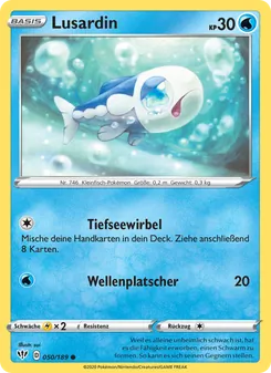 Karte Lusardin aus Flammende Finsternis, Nummer 50/189