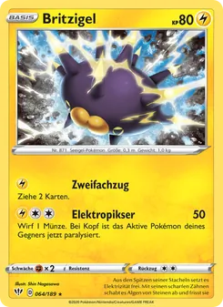 Karte Britzigel aus Flammende Finsternis, Nummer 64/189