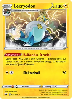 Karte Lecryodon aus Flammende Finsternis, Nummer 66/189