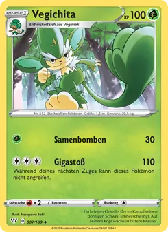 Karte Vegichita aus Flammende Finsternis, Nummer 7/189