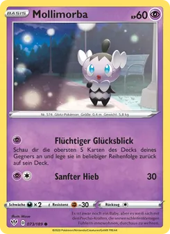 Karte Mollimorba aus Flammende Finsternis, Nummer 73/189