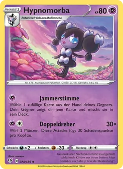 Karte Hypnomorba aus Flammende Finsternis, Nummer 74/189