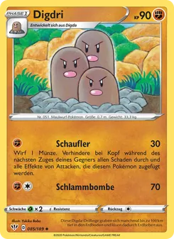 Karte Digdri aus Flammende Finsternis, Nummer 85/189