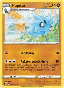 Karte Pupitar aus Flammende Finsternis, Nummer 87/189