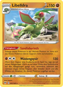 Karte Libelldra aus Flammende Finsternis, Nummer 91/189