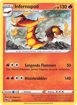 Karte Infernopod aus Weg des Champs, Nummer 10/73
