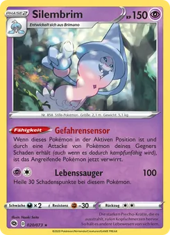 Karte Silembrim aus Weg des Champs, Nummer 20/73