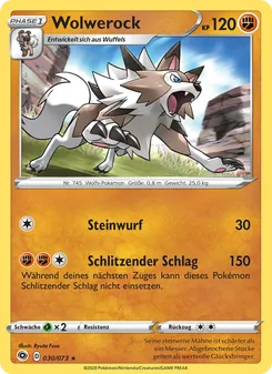 Karte Wolwerock aus Weg des Champs, Nummer 30/73