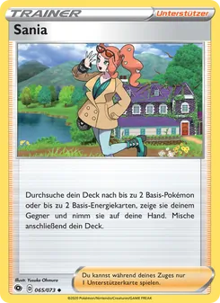 Karte Sania aus Weg des Champs, Nummer 65/73