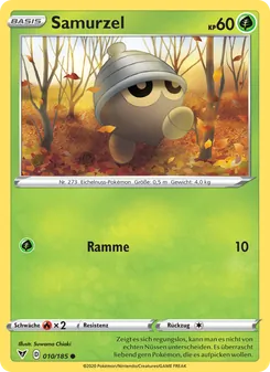 Karte Samurzel aus Farbenschock, Nummer 10/185