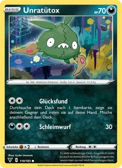 Karte Unratütox aus Farbenschock, Nummer 110/185