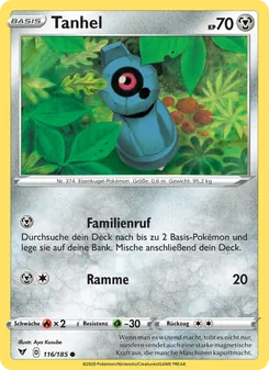 Karte Tanhel aus Farbenschock, Nummer 116/185