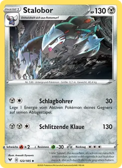 Karte Stalobor aus Farbenschock, Nummer 122/185
