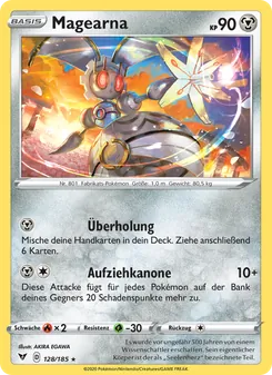 Karte Magearna aus Farbenschock, Nummer 128/185