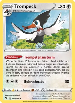 Karte Trompeck aus Farbenschock, Nummer 144/185