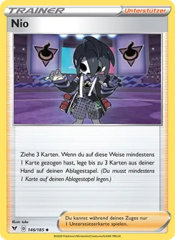 Karte Nio aus Farbenschock, Nummer 146/185
