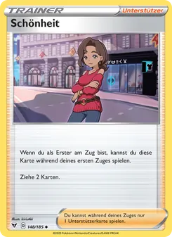 Karte Schönheit aus Farbenschock, Nummer 148/185