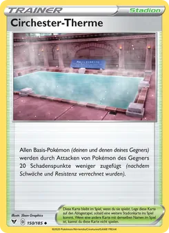 Karte Circhester-Therme aus Farbenschock, Nummer 150/185