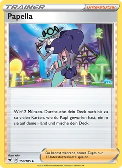 Karte Papella aus Farbenschock, Nummer 158/185