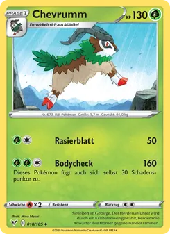 Karte Chevrumm aus Farbenschock, Nummer 18/185