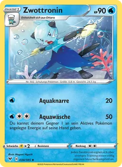 Karte Zwottronin aus Farbenschock, Nummer 34/185