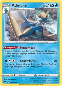 Karte Admurai aus Farbenschock, Nummer 35/185