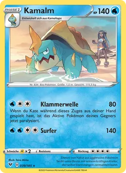Karte Kamalm aus Farbenschock, Nummer 39/185