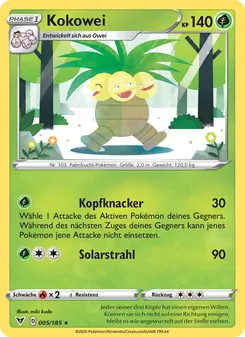 Karte Kokowei aus Farbenschock, Nummer 5/185