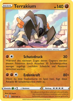 Karte Terrakium aus Farbenschock, Nummer 92/185