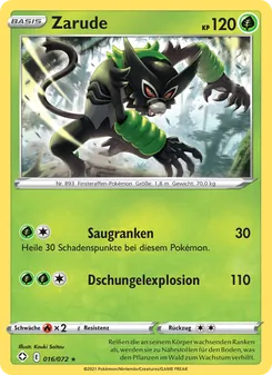 Karte Zarude aus Glänzendes Schicksal, Nummer 16/72