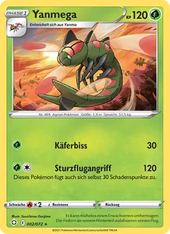 Karte Yanmega aus Glänzendes Schicksal, Nummer 2/72