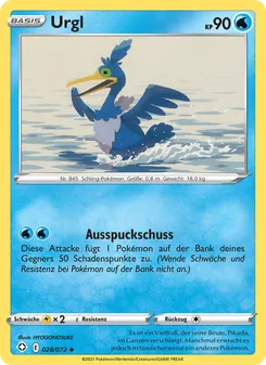 Karte Urgl aus Glänzendes Schicksal, Nummer 28/72