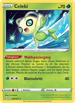 Karte Celebi aus Glänzendes Schicksal, Nummer 3/72