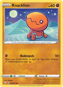 Karte Knacklion aus Glänzendes Schicksal, Nummer 40/72