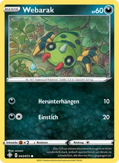 Karte Webarak aus Glänzendes Schicksal, Nummer 43/72