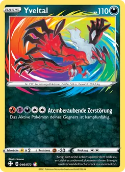 Karte Yveltal aus Glänzendes Schicksal, Nummer 46/72