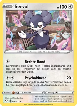 Karte Servol aus Glänzendes Schicksal, Nummer 56/72