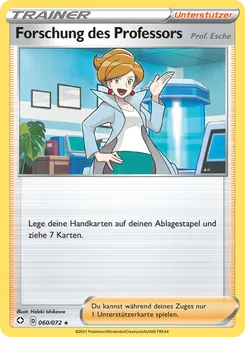 Karte Forschung des Professors aus Glänzendes Schicksal, Nummer 60/72