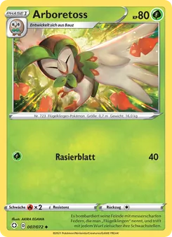 Karte Arboretoss aus Glänzendes Schicksal, Nummer 7/72