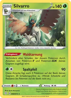 Karte Silvarro aus Glänzendes Schicksal, Nummer 8/72