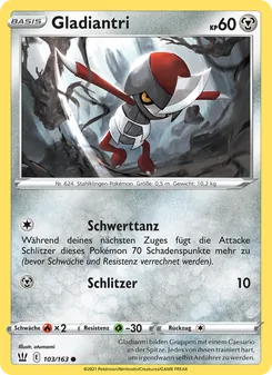 Karte Gladiantri aus Kampfstile, Nummer 103/163