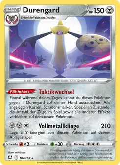 Karte Durengard aus Kampfstile, Nummer 107/163