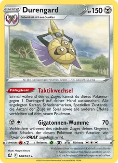 Karte Durengard aus Kampfstile, Nummer 108/163