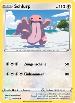 Karte Schlurp aus Kampfstile, Nummer 113/163