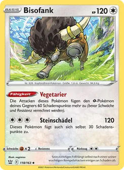 Karte Bisofank aus Kampfstile, Nummer 118/163