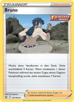 Karte Bruno aus Kampfstile, Nummer 121/163